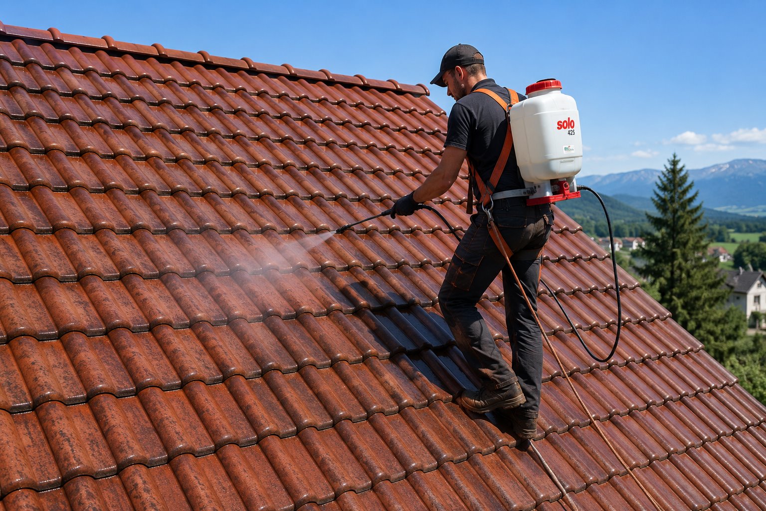 Traitement hydrofuge de toiture contre l’humidité en Haute-Savoie